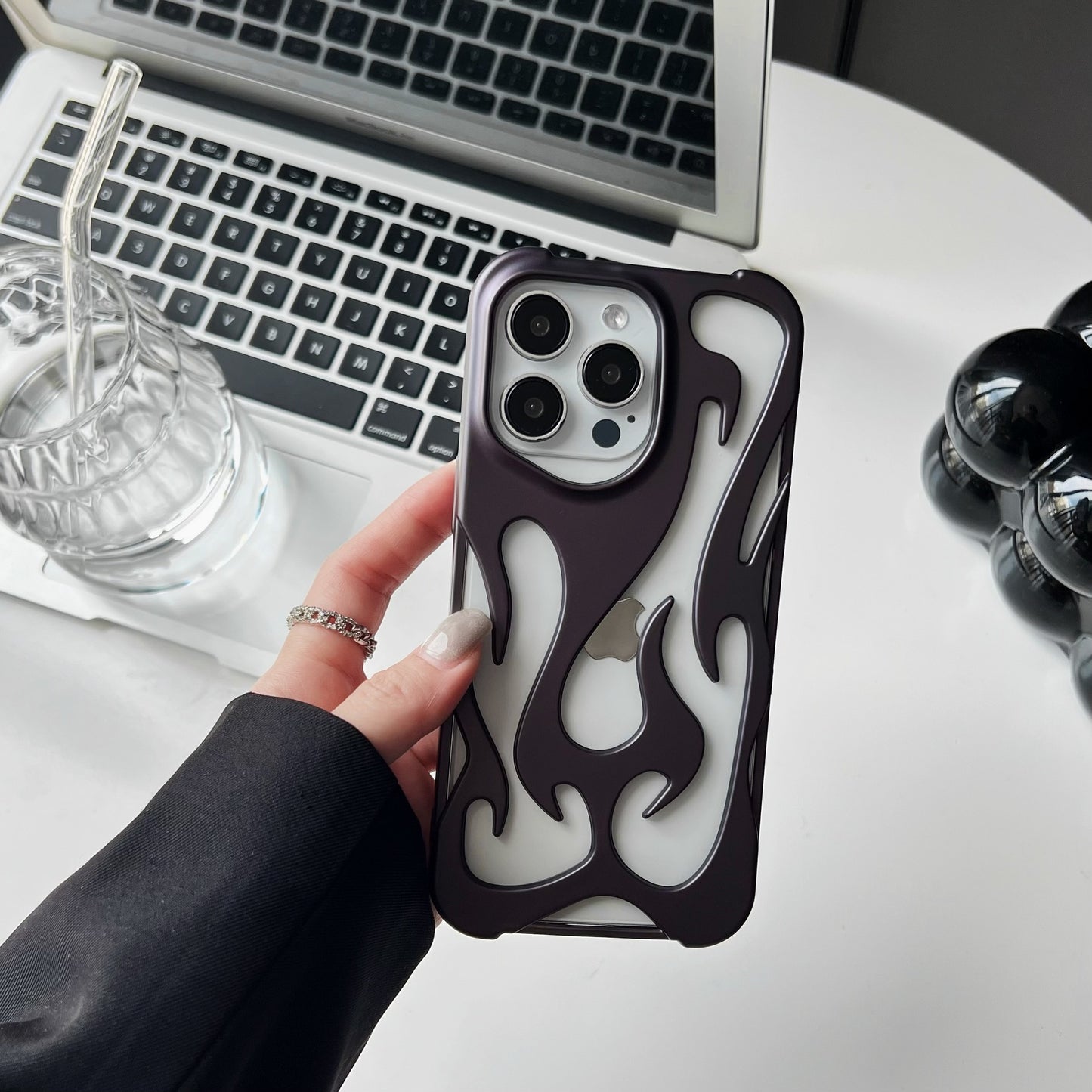 simotech Heat Dissipation Phone Case Flame Pattern High-grade